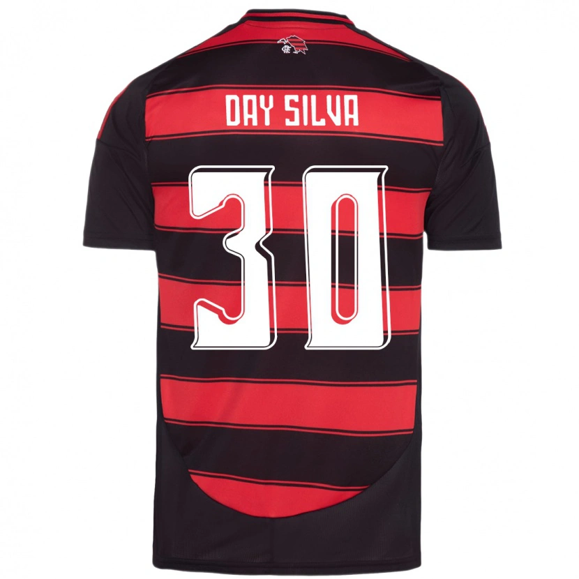 Danxen Damen Day Silva #30 Rot Schwarz Heimtrikot Trikot 2025/26 T-Shirt