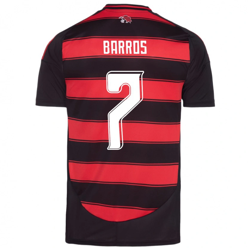 Danxen Damen Rafa Barros #7 Rot Schwarz Heimtrikot Trikot 2025/26 T-Shirt