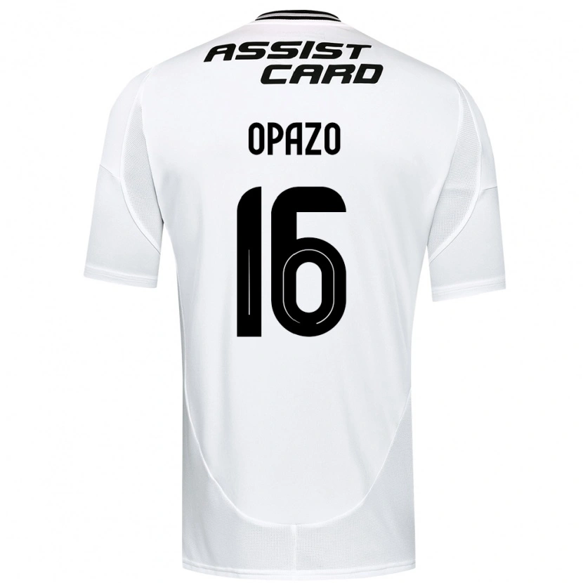 Danxen Damen Óscar Opazo #16 Schwarz Weiß Gelb Heimtrikot Trikot 2025/26 T-Shirt