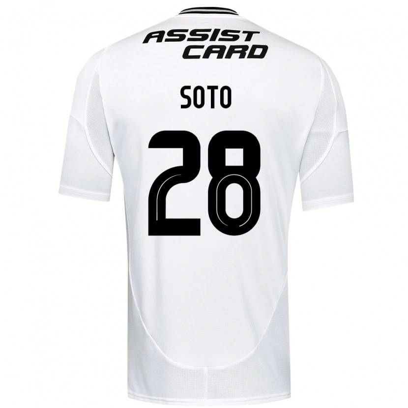 Danxen Damen Lucas Soto #28 Schwarz Weiß Gelb Heimtrikot Trikot 2025/26 T-Shirt