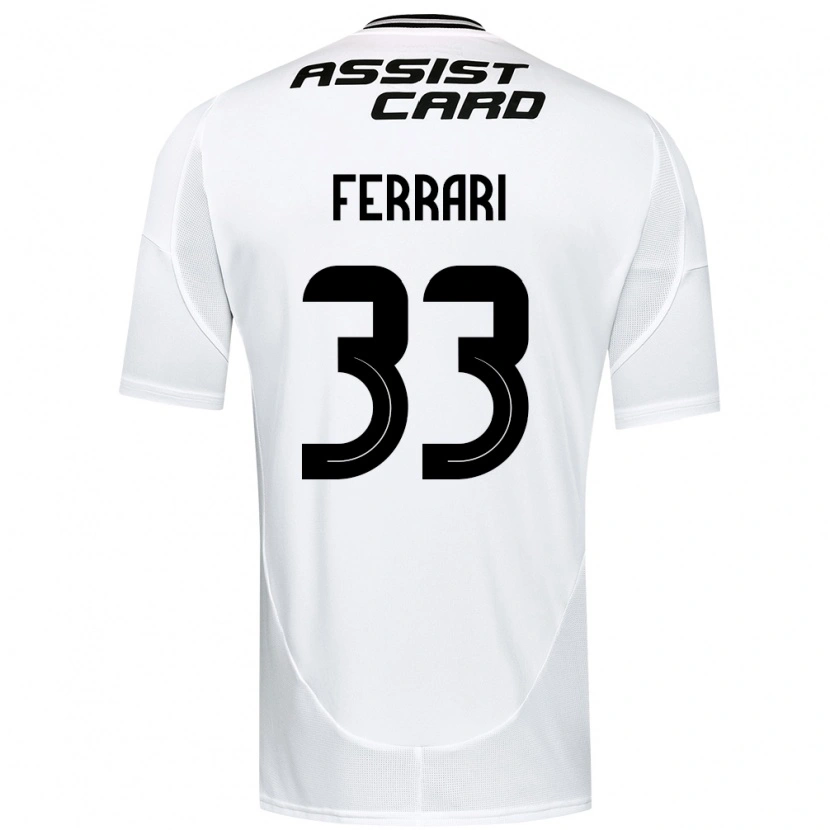 Danxen Damen Matías Ferrari #33 Schwarz Weiß Gelb Heimtrikot Trikot 2025/26 T-Shirt