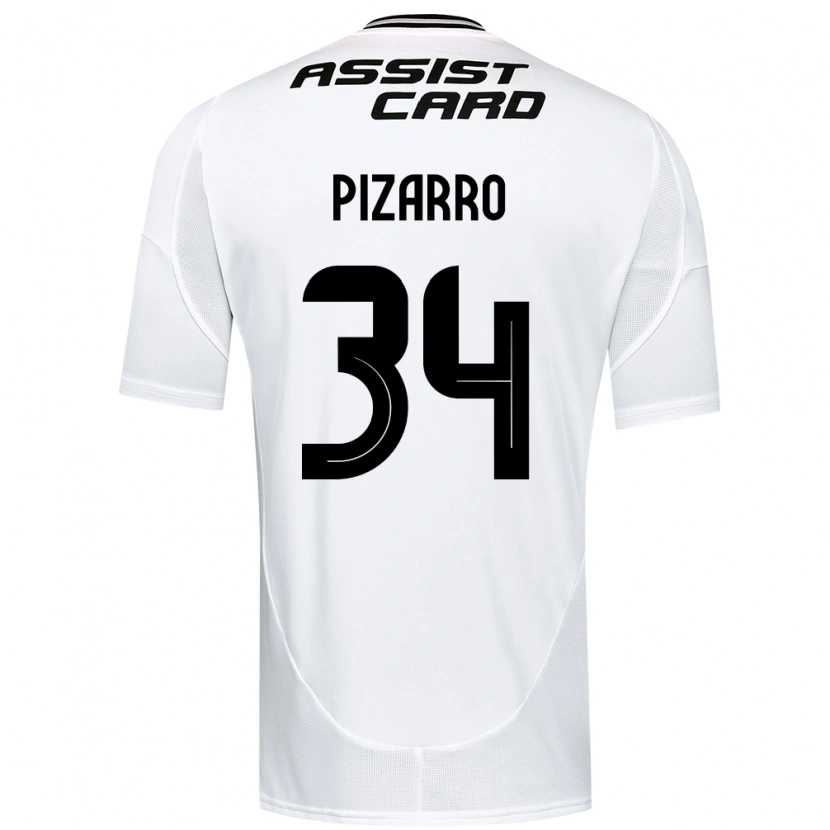 Danxen Damen Vicente Pizarro #34 Schwarz Weiß Gelb Heimtrikot Trikot 2025/26 T-Shirt