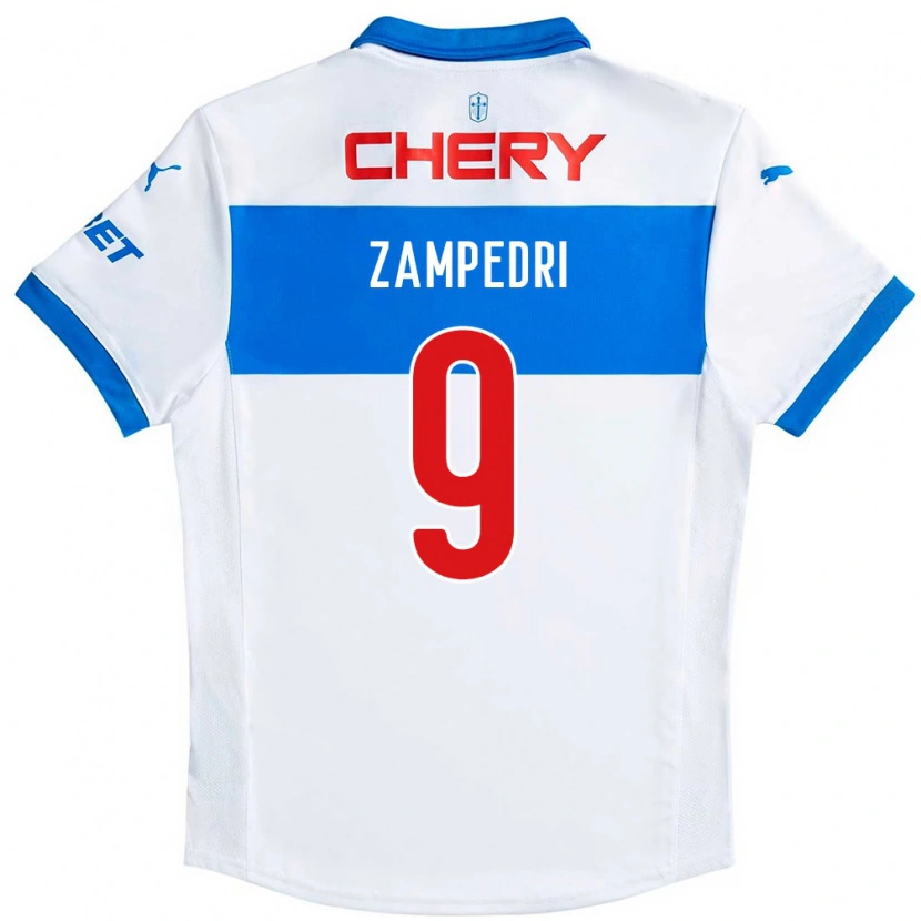 Danxen Damen Fernando Zampedri #9 Schwarz Blau Heimtrikot Trikot 2025/26 T-Shirt