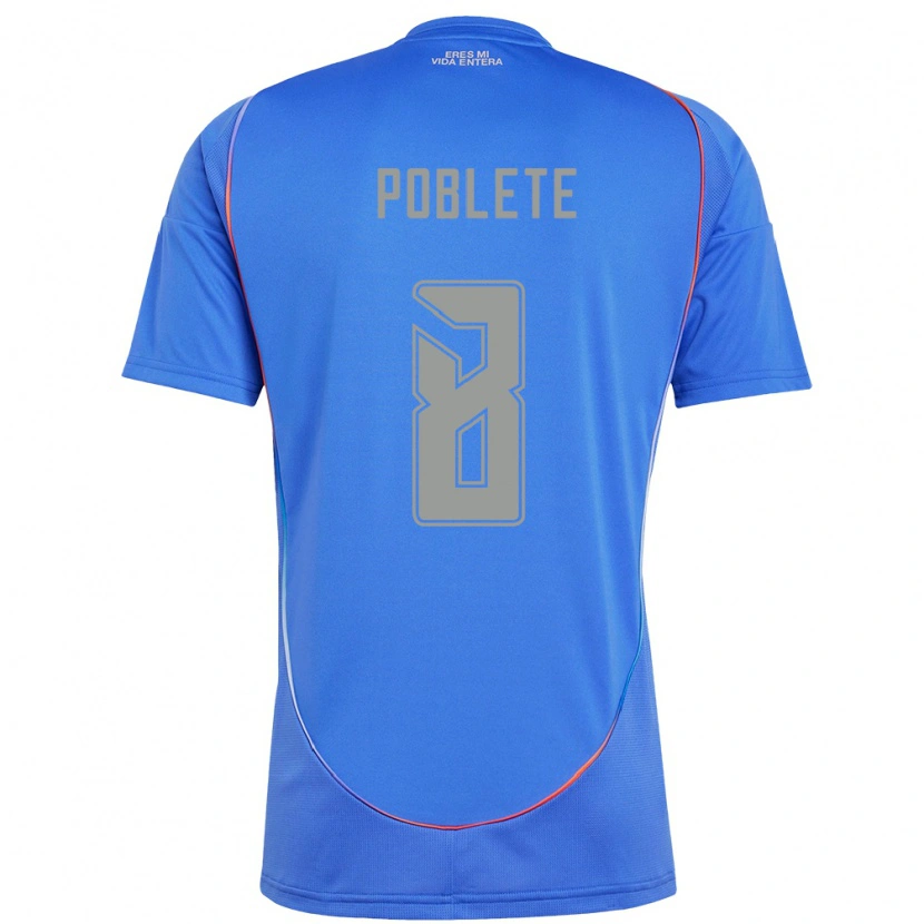 Danxen Damen Israel Poblete #8 Himmelblau Heimtrikot Trikot 2025/26 T-Shirt