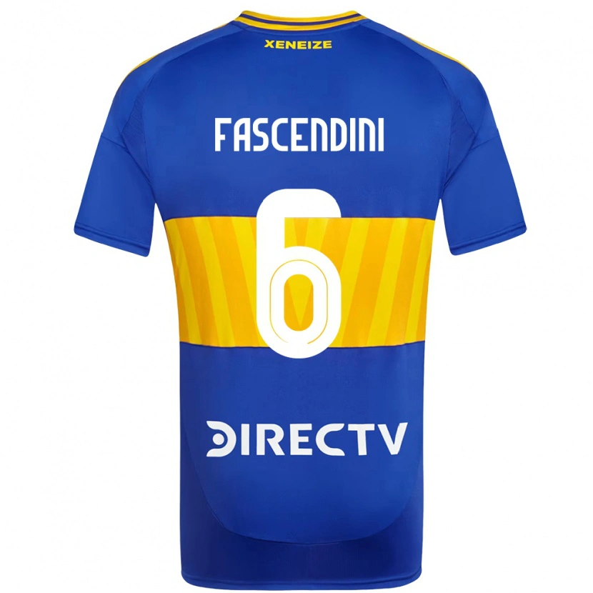 Danxen Damen Valentin Fascendini #6 Königsblau Gelb Heimtrikot Trikot 2025/26 T-Shirt