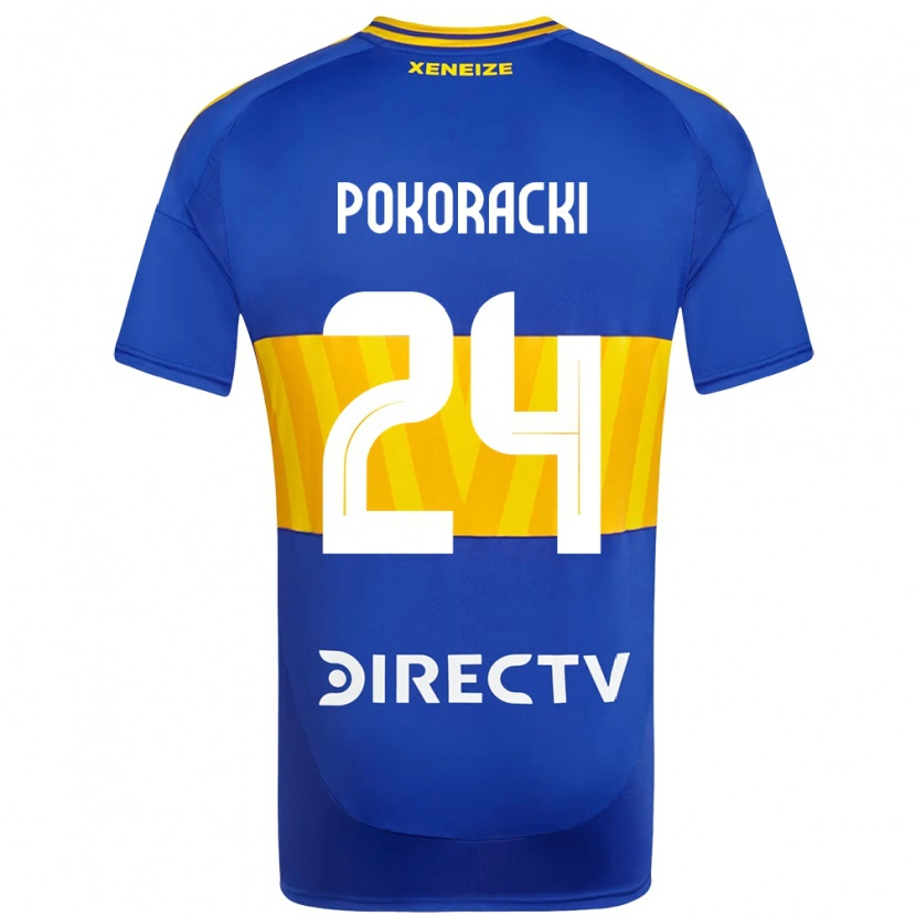 Danxen Damen Belén Pokoracki #24 Königsblau Gelb Heimtrikot Trikot 2025/26 T-Shirt