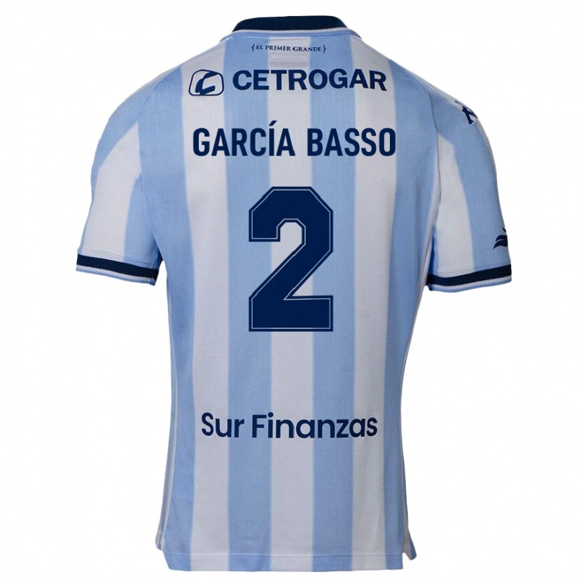 Danxen Damen Agustín García Basso #2 Himmelblau Heimtrikot Trikot 2025/26 T-Shirt