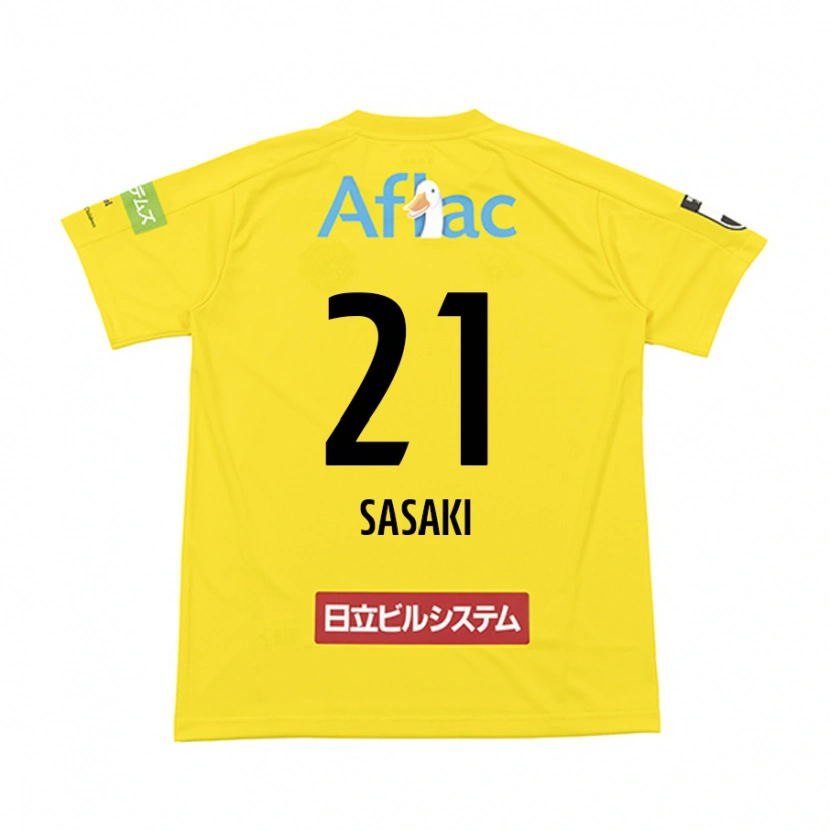 Danxen Damen Masato Sasaki #21 Schwarz Gelb Heimtrikot Trikot 2025/26 T-Shirt