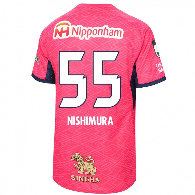 Danxen Damen Subaru Nishimura #55 Sakura Rosa Weiß Heimtrikot Trikot 2025/26 T-Shirt