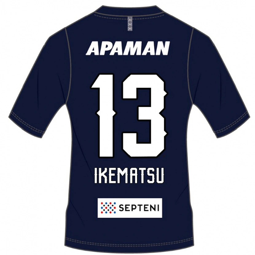 Danxen Damen Shumpei Ikematsu #13 Königsblau Weiß Heimtrikot Trikot 2025/26 T-Shirt