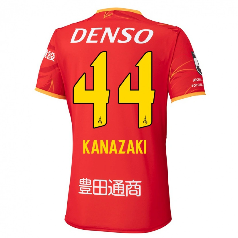 Danxen Damen Mu Kanazaki #44 Rot Gelb Heimtrikot Trikot 2025/26 T-Shirt
