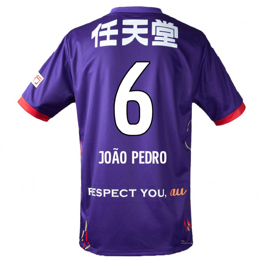 Danxen Damen João Pedro #6 Lila Weiß Schwarz Heimtrikot Trikot 2025/26 T-Shirt