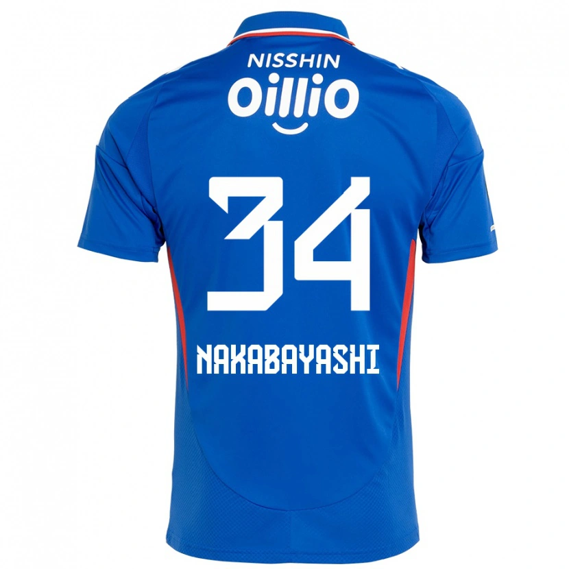 Danxen Damen Hirotsugu Nakabayashi #34 Königsblau Weiß Heimtrikot Trikot 2025/26 T-Shirt