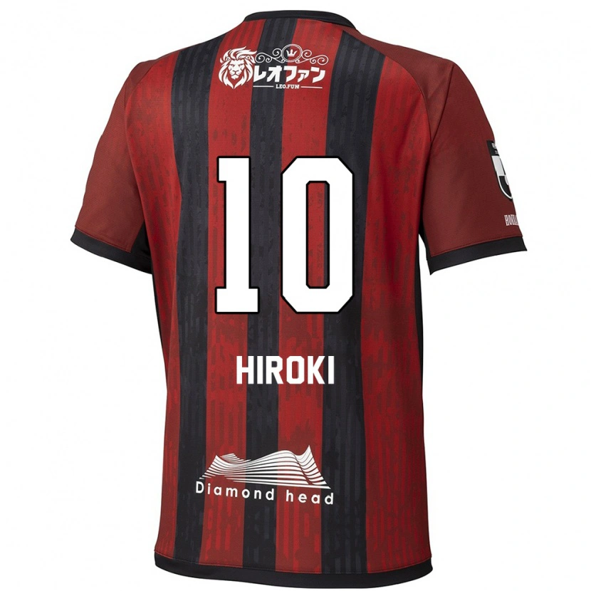 Danxen Damen Hiroki Miyazawa #10 Rot Schwarz Heimtrikot Trikot 2025/26 T-Shirt