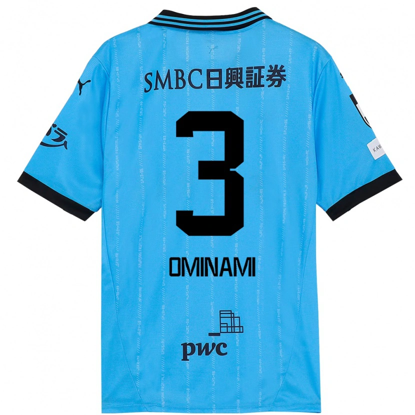 Danxen Damen Takuma Ominami #3 Himmelblau Schwarz Heimtrikot Trikot 2025/26 T-Shirt