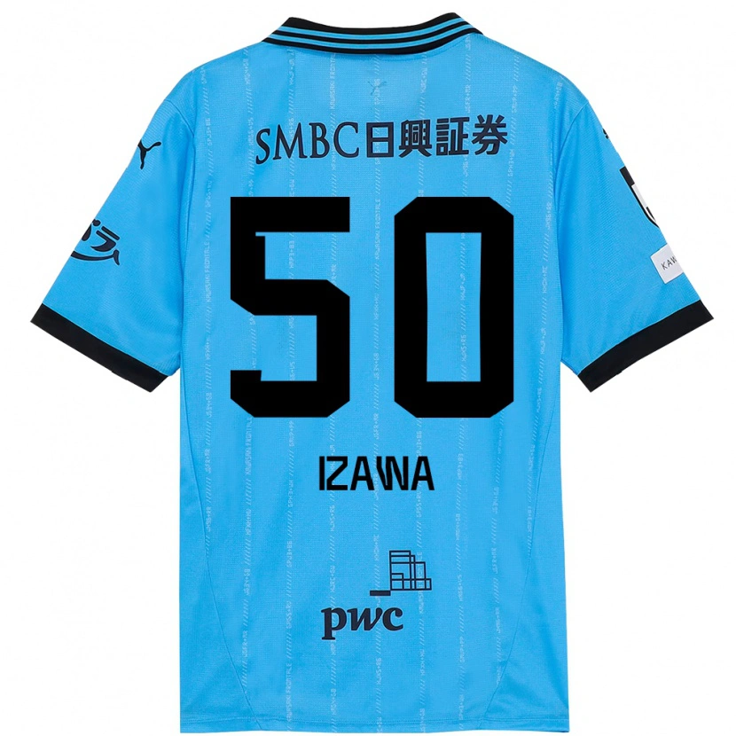 Danxen Damen Haruki Izawa #50 Himmelblau Schwarz Heimtrikot Trikot 2025/26 T-Shirt