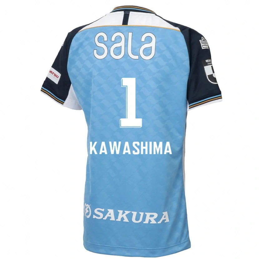 Danxen Damen Eiji Kawashima #1 Himmelblau Schwarz Heimtrikot Trikot 2025/26 T-Shirt