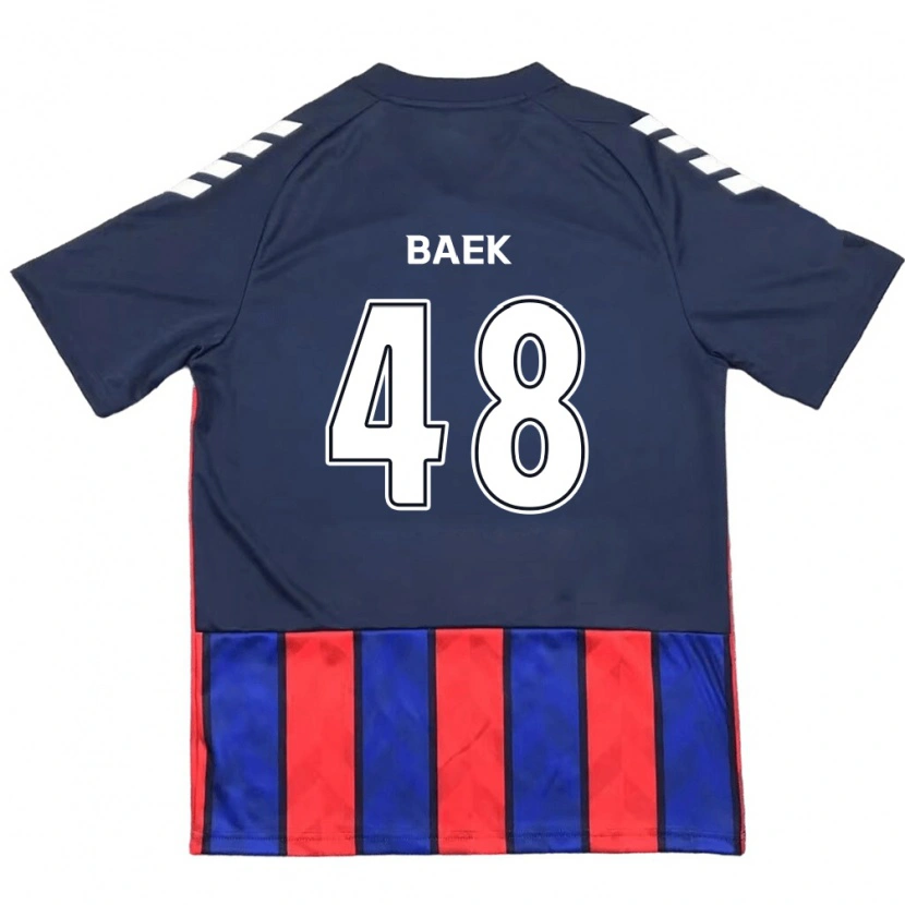 Danxen Damen Kyeong Baek #48 Königsblau Rot Heimtrikot Trikot 2025/26 T-Shirt