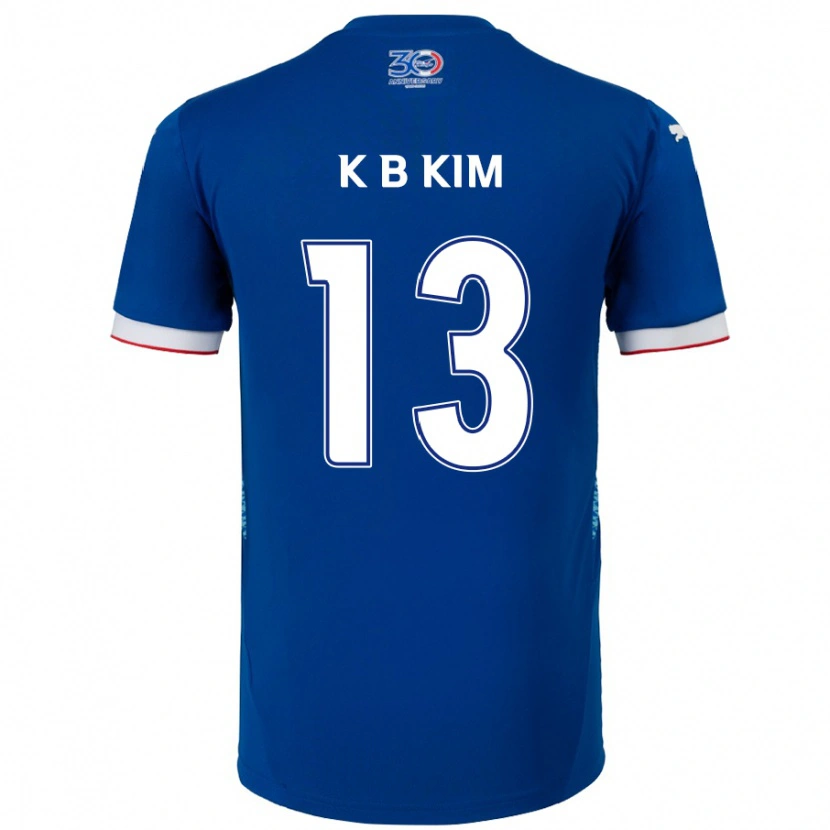 Danxen Damen Bo-Kyung Kim #13 Königsblau Weiß Heimtrikot Trikot 2025/26 T-Shirt