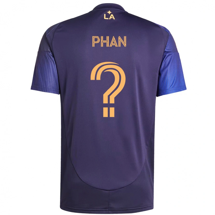 Danxen Damen Brett Phan #0 Lila Blau Auswärtstrikot Trikot 2025/26 T-Shirt