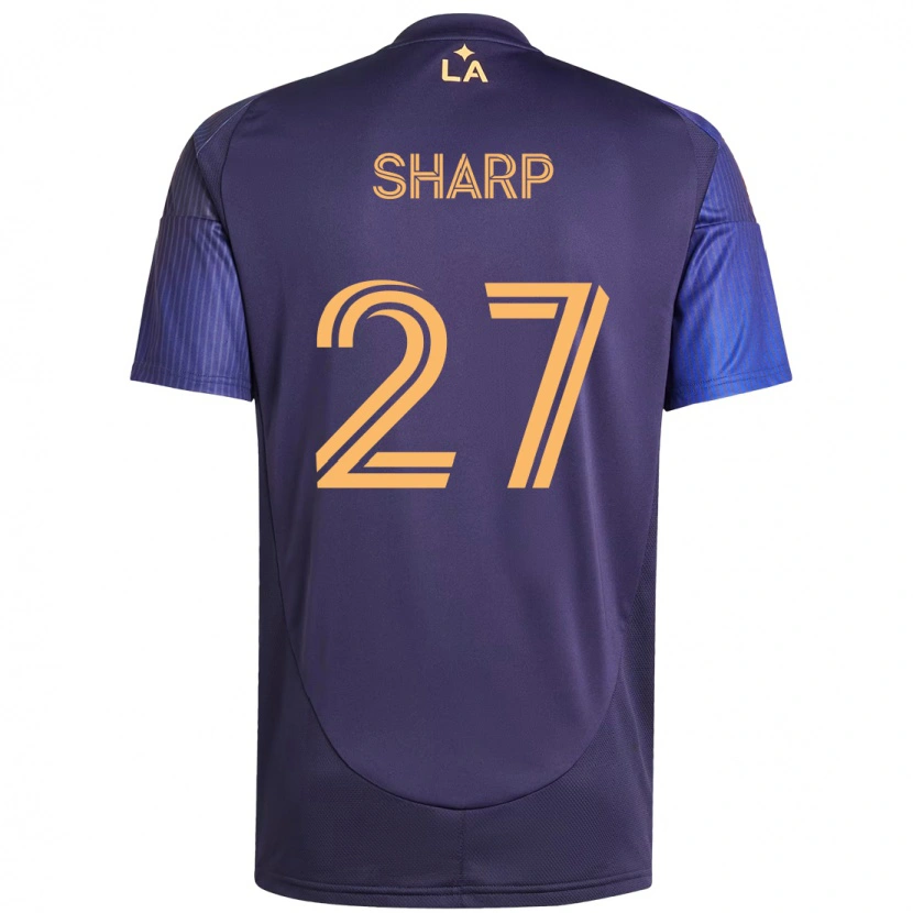 Danxen Damen Billy Sharp #27 Lila Blau Auswärtstrikot Trikot 2025/26 T-Shirt