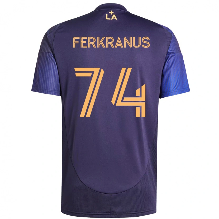 Danxen Damen Marcus Ferkranus #74 Lila Blau Auswärtstrikot Trikot 2025/26 T-Shirt