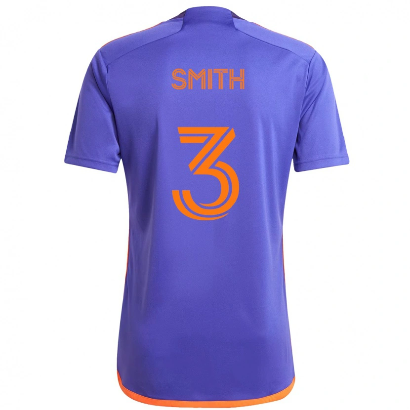 Danxen Damen Brad Smith #3 Lila Orange Auswärtstrikot Trikot 2025/26 T-Shirt