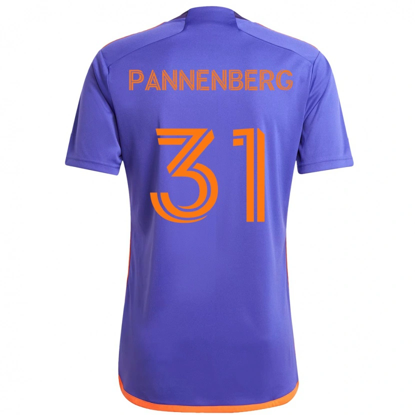 Danxen Damen Andrew Pannenberg #31 Lila Orange Auswärtstrikot Trikot 2025/26 T-Shirt
