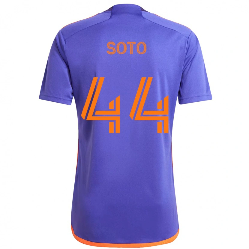 Danxen Damen Ezekiel Soto #44 Lila Orange Auswärtstrikot Trikot 2025/26 T-Shirt