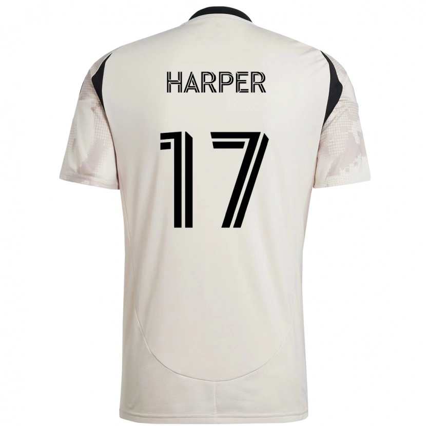 Danxen Damen Cameron Harper #17 Beige Schwarz Auswärtstrikot Trikot 2025/26 T-Shirt