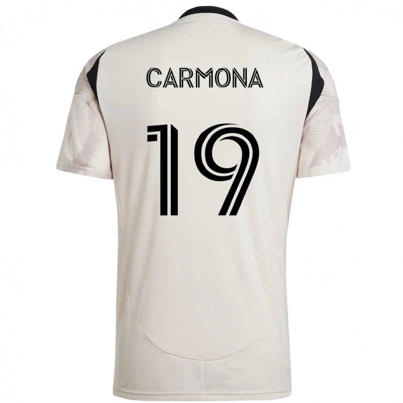 Danxen Damen Wikelman Carmona #19 Beige Schwarz Auswärtstrikot Trikot 2025/26 T-Shirt