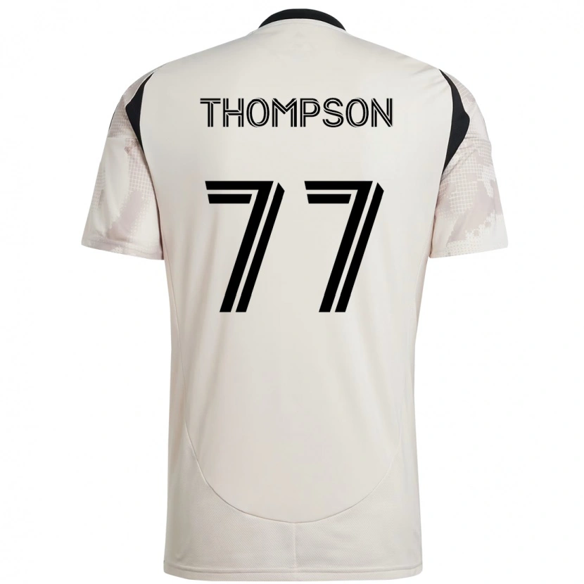Danxen Damen Amos Shapiro-Thompson #77 Beige Schwarz Auswärtstrikot Trikot 2025/26 T-Shirt