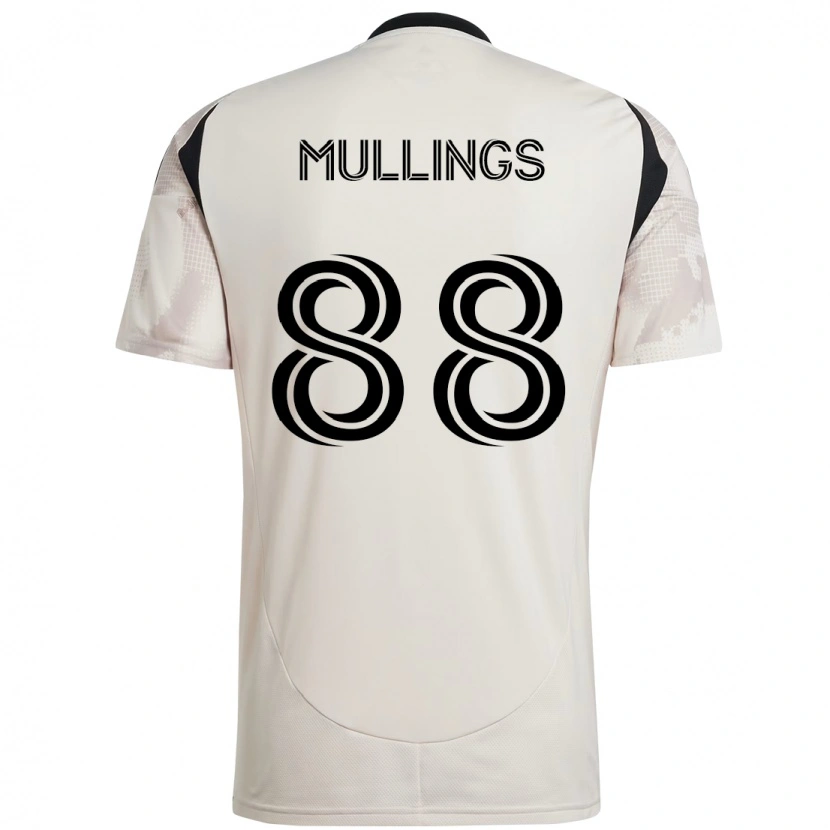 Danxen Damen O'vonte Mullings #88 Beige Schwarz Auswärtstrikot Trikot 2025/26 T-Shirt