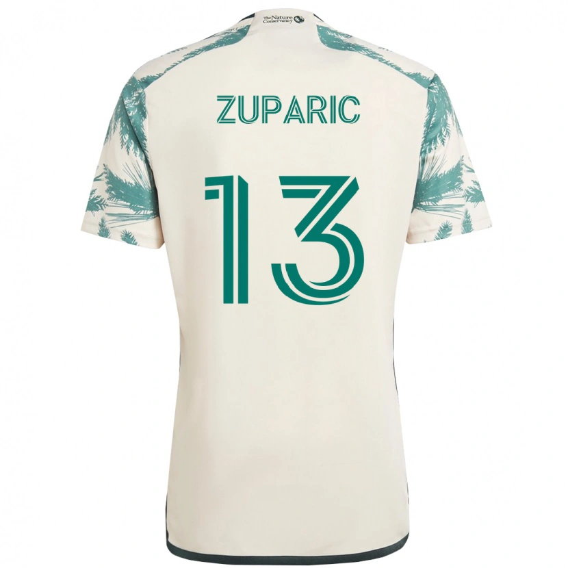Danxen Damen Dario Župarić #13 Beige Grün Auswärtstrikot Trikot 2025/26 T-Shirt
