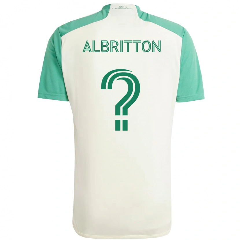 Danxen Damen Sean Albritton #0 Weiß Grün Auswärtstrikot Trikot 2025/26 T-Shirt