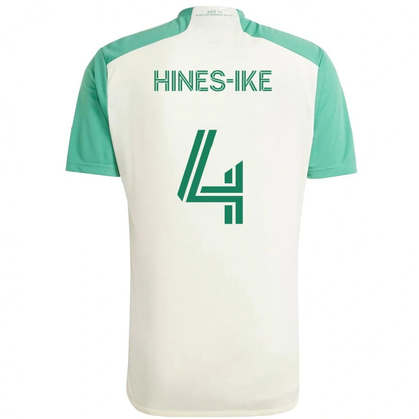 Danxen Damen Brendan Hines-Ike #4 Weiß Grün Auswärtstrikot Trikot 2025/26 T-Shirt