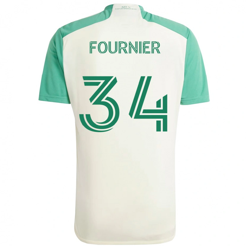 Danxen Damen Drake Fournier #34 Weiß Grün Auswärtstrikot Trikot 2025/26 T-Shirt