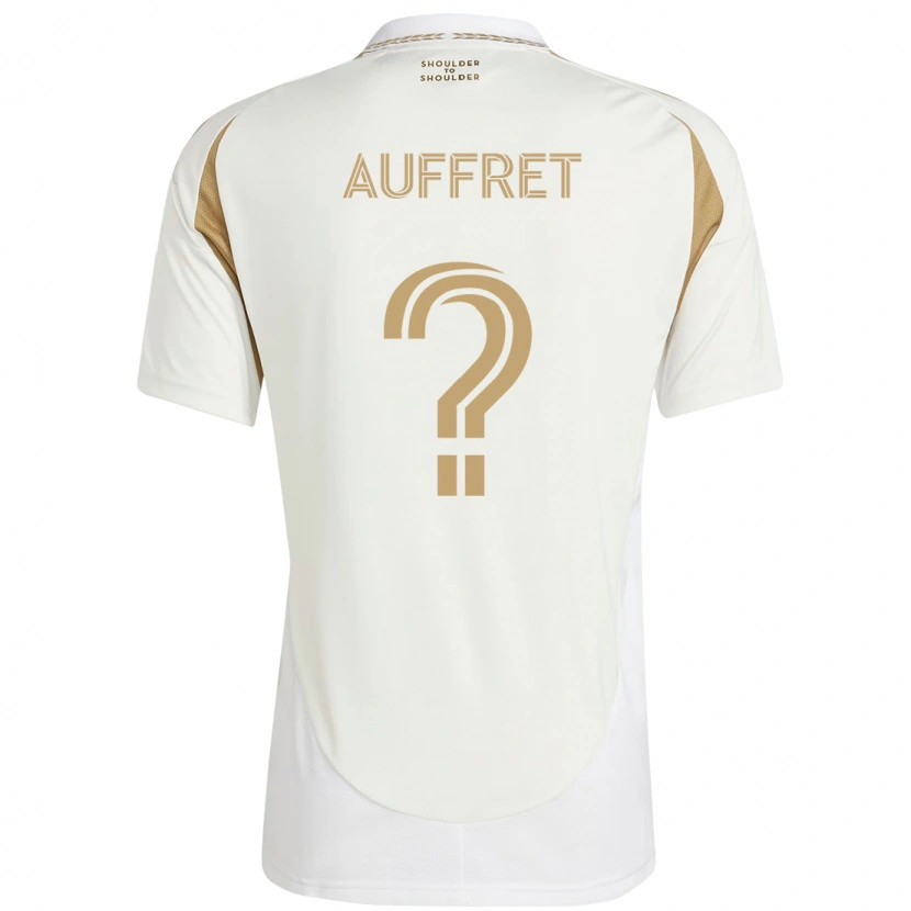 Danxen Damen Dylan Auffret #0 Weiß Braun Auswärtstrikot Trikot 2025/26 T-Shirt