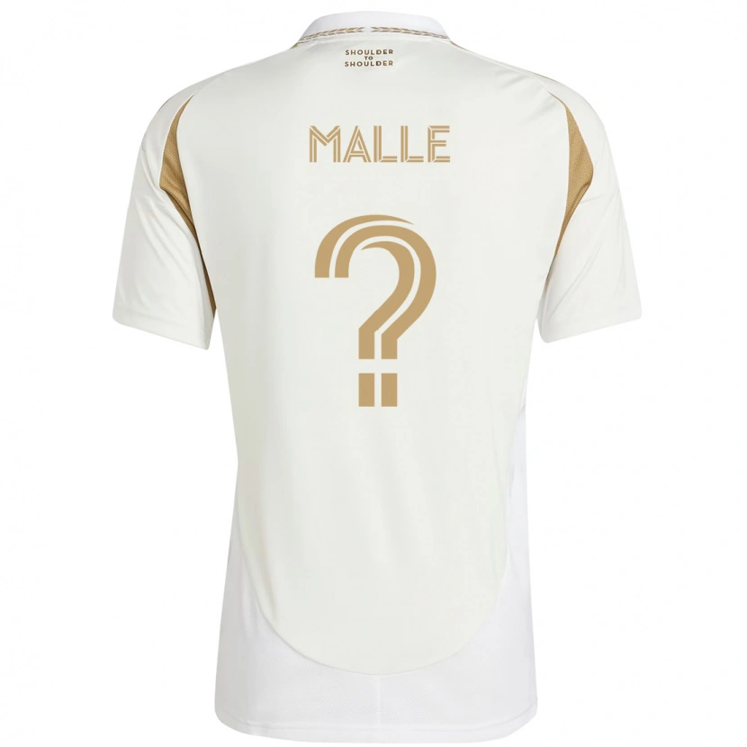 Danxen Damen Ladji Mallé #0 Weiß Braun Auswärtstrikot Trikot 2025/26 T-Shirt
