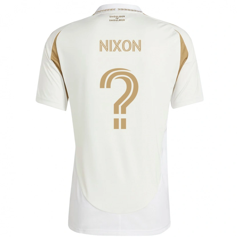 Danxen Damen Shakir Nixon #0 Weiß Braun Auswärtstrikot Trikot 2025/26 T-Shirt