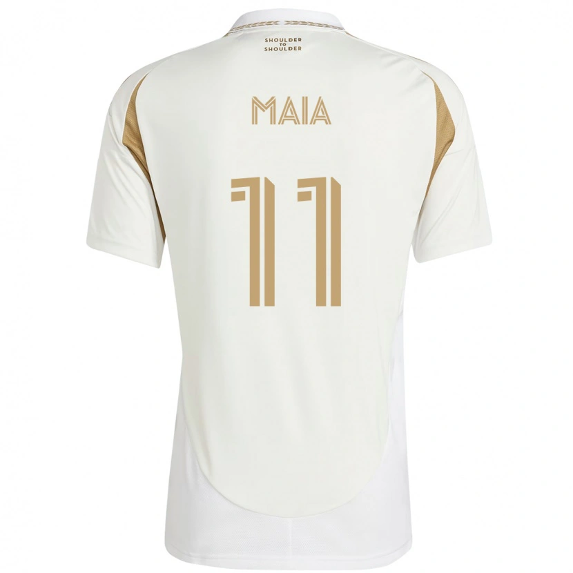 Danxen Damen Matheus Maia #11 Weiß Braun Auswärtstrikot Trikot 2025/26 T-Shirt
