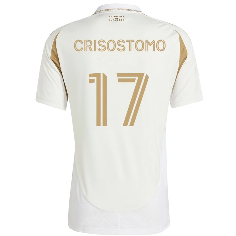 Danxen Damen Danny Crisostomo #17 Weiß Braun Auswärtstrikot Trikot 2025/26 T-Shirt