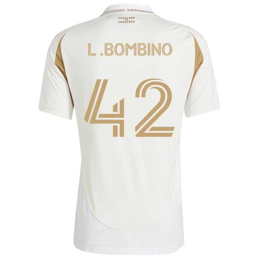 Danxen Damen Luca Bombino #42 Weiß Braun Auswärtstrikot Trikot 2025/26 T-Shirt