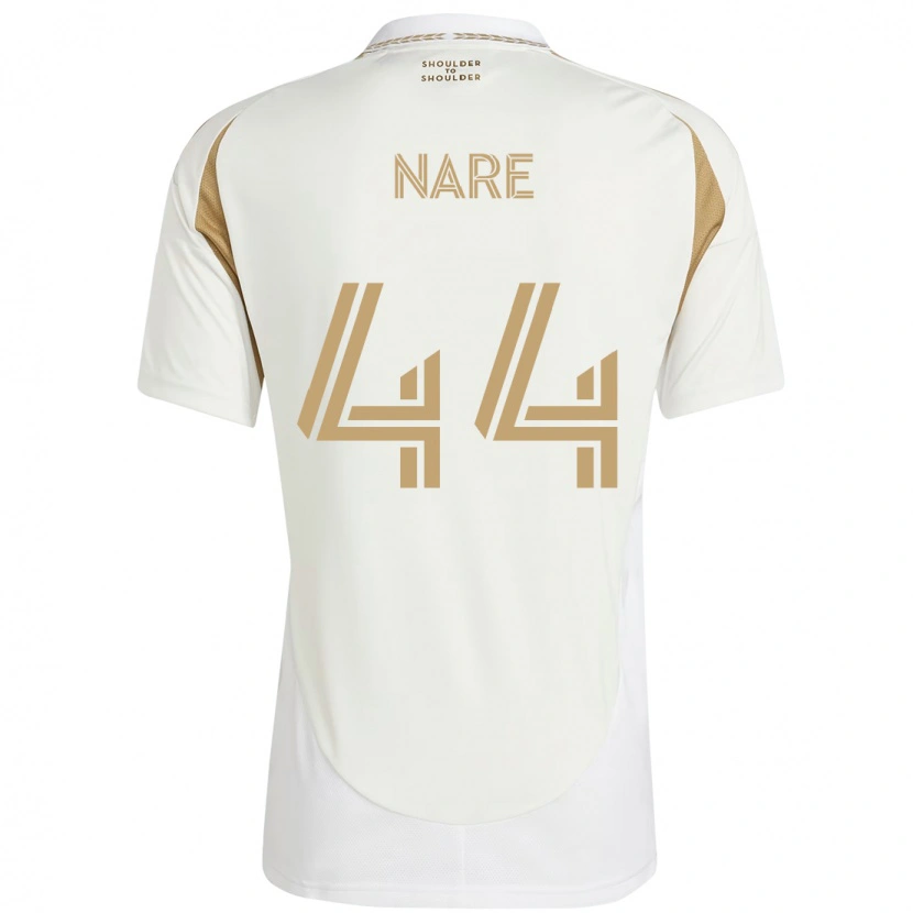 Danxen Damen Thabo Nare #44 Weiß Braun Auswärtstrikot Trikot 2025/26 T-Shirt