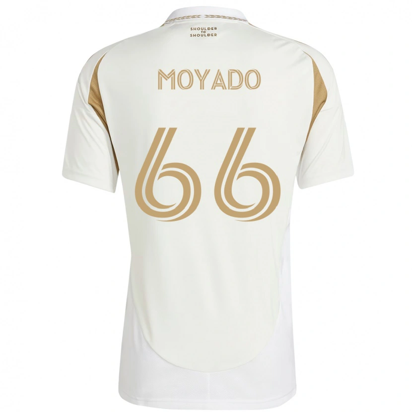 Danxen Damen Bryan Moyado #66 Weiß Braun Auswärtstrikot Trikot 2025/26 T-Shirt