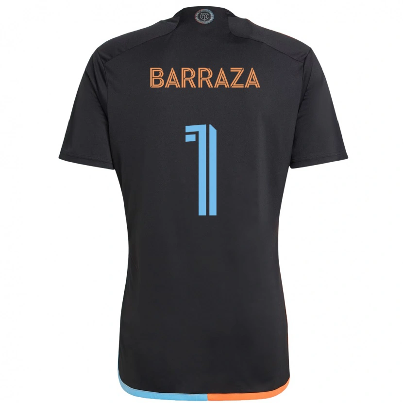 Danxen Damen Luis Barraza #1 Schwarz Blau Orange Auswärtstrikot Trikot 2025/26 T-Shirt
