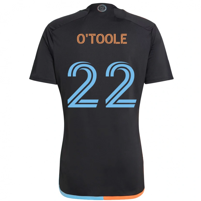 Danxen Damen Kevin O'toole #22 Schwarz Blau Orange Auswärtstrikot Trikot 2025/26 T-Shirt