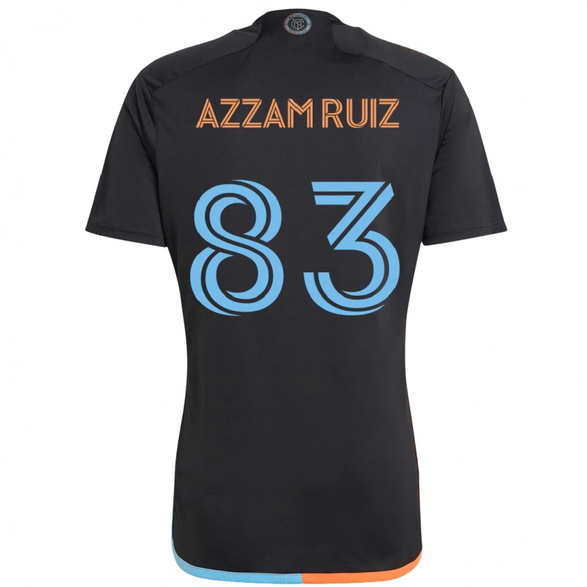 Danxen Damen Camil Azzam Ruiz #83 Schwarz Blau Orange Auswärtstrikot Trikot 2025/26 T-Shirt