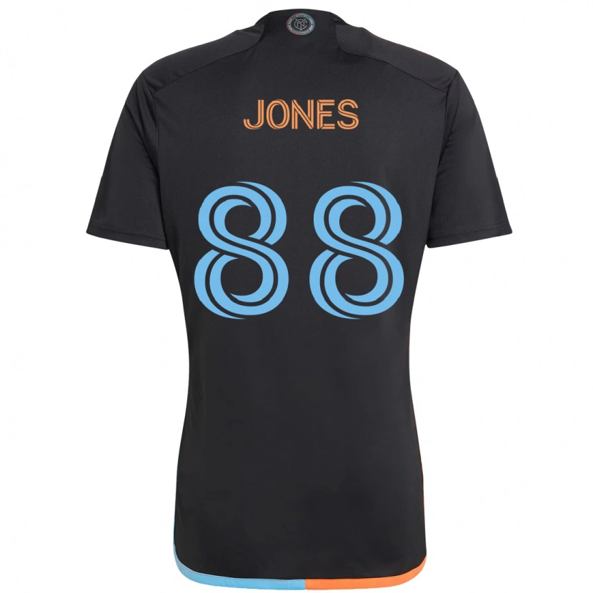 Danxen Damen Malachi Jones #88 Schwarz Blau Orange Auswärtstrikot Trikot 2025/26 T-Shirt