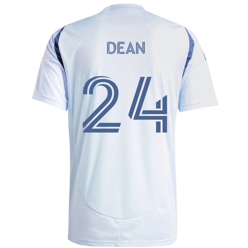 Danxen Damen Jonathan Dean #24 Hellhimmelblau Blau Auswärtstrikot Trikot 2025/26 T-Shirt